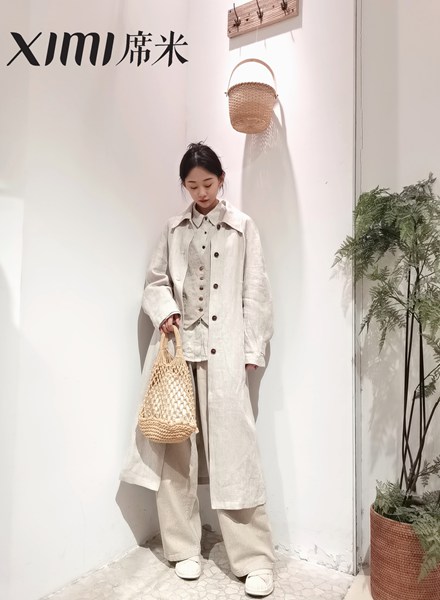 女士風(fēng)衣中長款